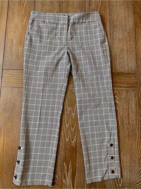 Ann Taylor Classic Plaid Stretch women’s Pants